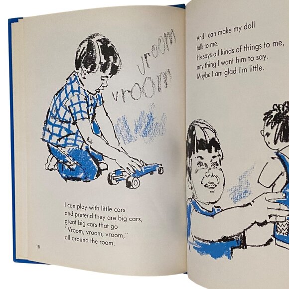 I'm Glad I'm Little Hardcover Kathleen Wulf Preschool Childrens Picture Book 70s - Picture 6 of 7